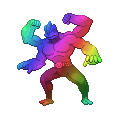 Rainbow Gigantamax Machamp